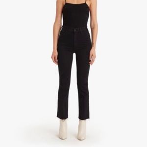 MOTHER Hustler Ankle Fray Jeans